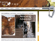 Tablet Screenshot of canyonslimit.com